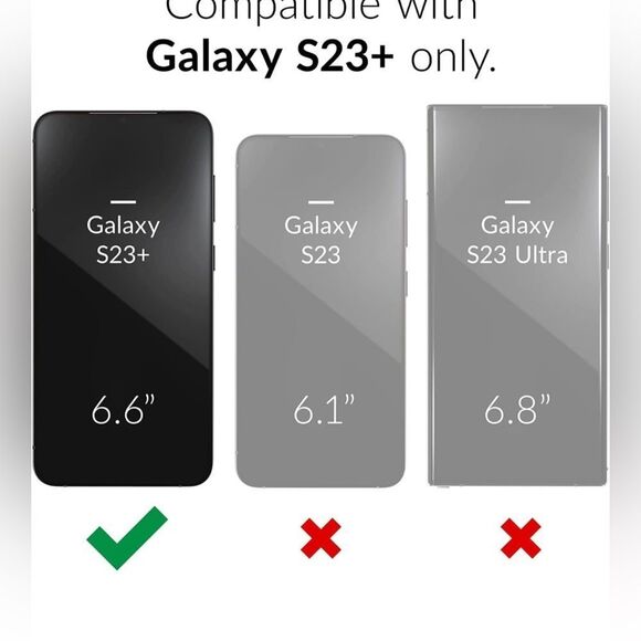 Oak Samsung Galaxy S23 Plus case, neon orange color - Picture 3 of 11